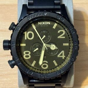 Nixon The 51-30 Chronograph "Simplify" Chrono Men's Analog Surf Watch w/Box RUNS